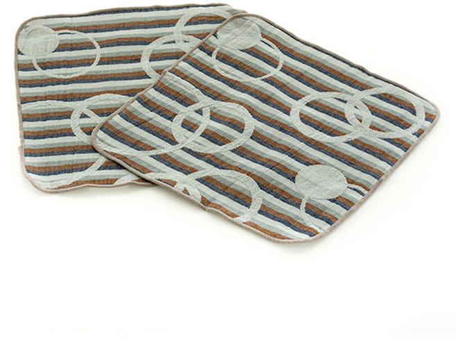 SHING LONG TEXTILE 台灣興隆毛巾 回到未來防臭特波麗手帕巾, 藍色, 1個