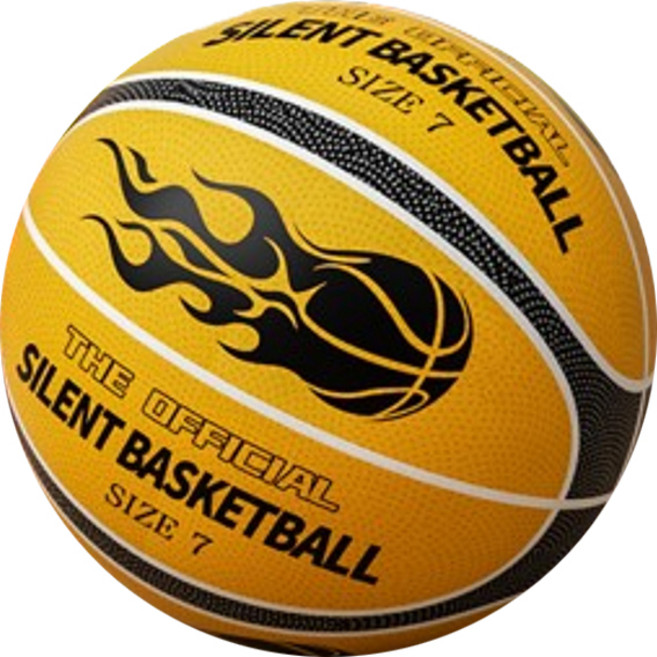 네오린 무소음 가정용 휴대용 농구공, 1개, 옐로우