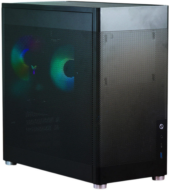Jooyon 2025 Lionine 網狀機殼 Ryzen 5 Ryzen 8000 系列 GeForce RTX 5070, WIN11 Home, 黑色, CG384F57W-B, 16GB, 512GB