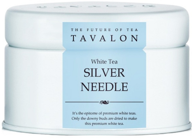 타바론 실버 니들 백차 미디움 틴, 22g, 1개입, 1개