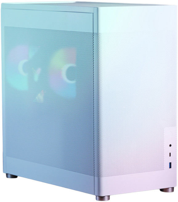 Jooyon 2025 LIONINE 網狀機殼 Ryzen 5 銳龍 8000 系列 GeForce RTX 5070, Free DOS, 白色, CG384F57-W, 16GB, 512GB