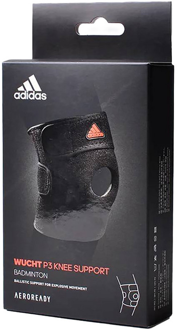 adidas 愛迪達 WUCHT P3 運動護膝, 黑色, 1個