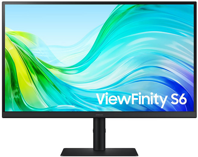 SAMSUNG 三星 QHD ViewFinity S6 高解析度平面顯示器 27型/IPS/100Hz/人體工學設計, 27吋, S27F612EAC