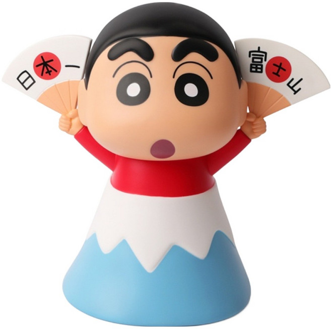 norns 蠟筆小新造型存錢筒, 富士山, 1個
