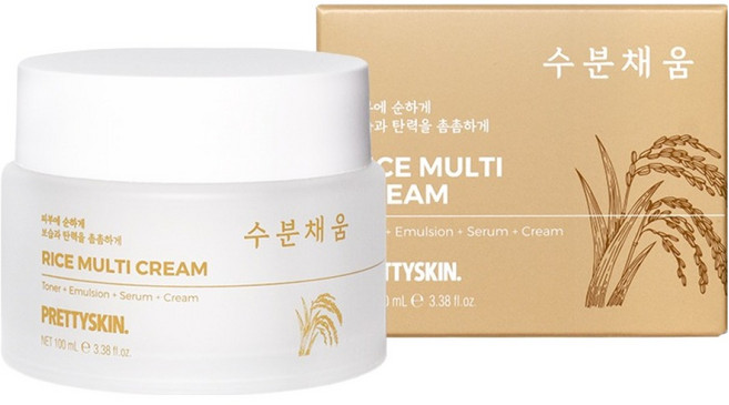 프리티스킨 라이스 멀티 크림, 1개, 100ml
