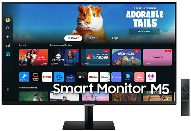 SAMSUNG 三星 FHD M5 智慧聯網螢幕 27型/VA/60Hz/Smart TV, S27DM502EC, 68.58cm