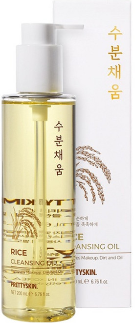 PRETTYSKIN. 米糠卸妝油 254g, 1個, 200ml