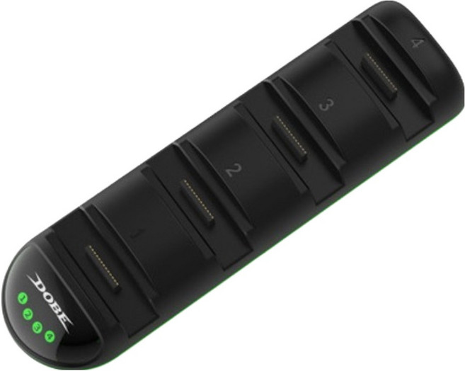 DOBE 닌텐도 스위치2 조이콘 호환 충전 거치대 차징 스탠드 충전독 조충도크, 블랙, 1개