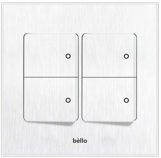 위너스 벨로화이트 2개용 스위치 4구, 1개