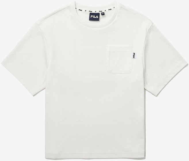 휠라키즈 아동용 에센셜 로고 티셔츠 FK2RSG2105X