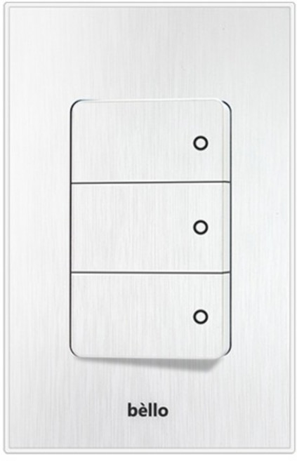 위너스 벨로 화이트 스위치 3구, 1개