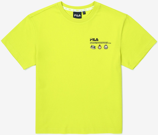 휠라키즈 아동용 프라모델 모티브 티셔츠 FK2RSG2S05X