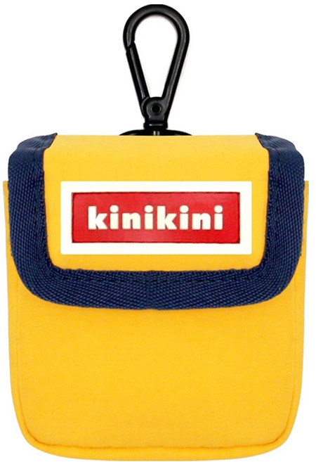 키니키니 강아지 로고 서플렉스 풉백 7 x 3 x 7 cm, 옐로우, 1개, 1개입