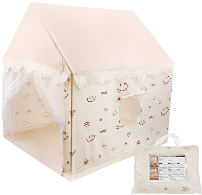 베이블퓨어리 퍼스트 아기텐트 + 전용 수납가방 세트, 아이보리(텐트), 1개