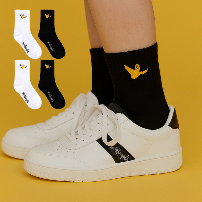 MARK GONZALES KIDS 兒童時尚中筒襪 mk-02 混色 4雙