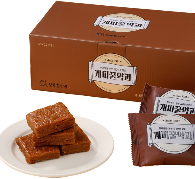 김규흔한과 계피 꿀약과 20개입, 600g, 1개
