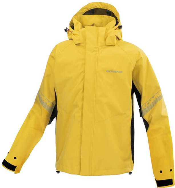 KOMINE BREATHER 3 LAYER RAIN JACKET RK-549, 黃色