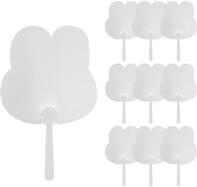 디클레어 DIY 부채 만들기, D 버니, 10개