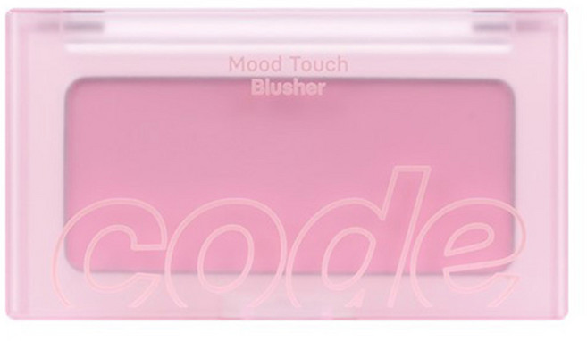 code glokolor 台灣公司貨 怦然心動絲柔腮紅 3.5g, 01 粉紅泡泡, 1個