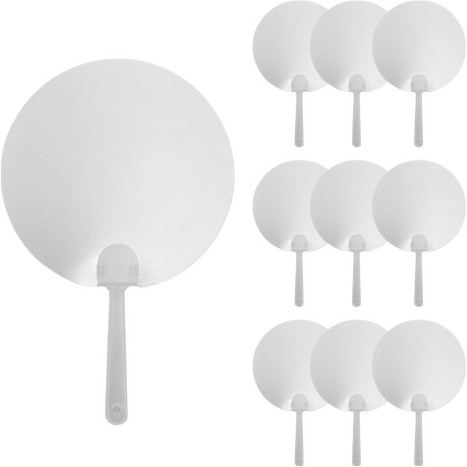 디클레어 DIY 부채 만들기, A 원형, 10개