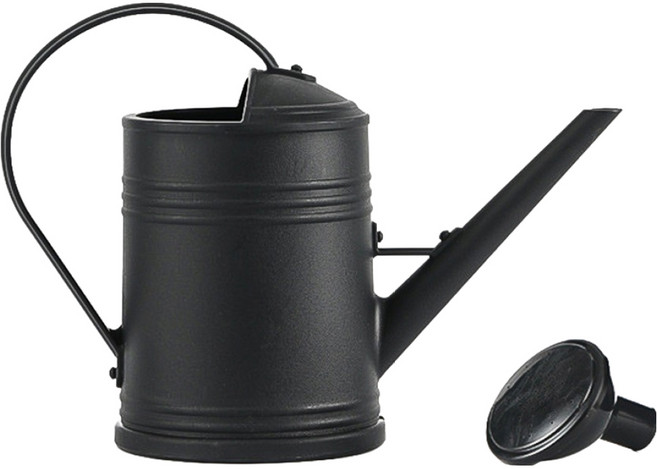小麥購物 家用園藝澆水器 L238 2L, 復古黑色, 1個