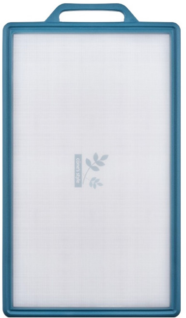 라체나 인디고 가정용 주방 양면 PE도마, 블루, 1개