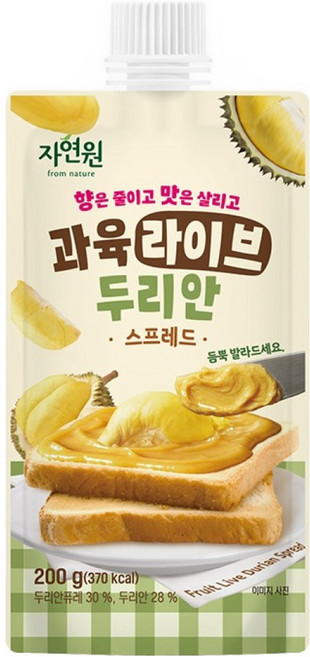 jyone 鮮果肉榴槤抹醬, 200g, 1個