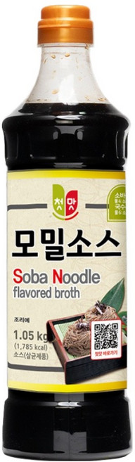 첫맛 모밀소스, 1.05kg, 1개