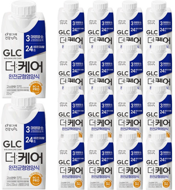 티에프티 GLC 더케어 완전균형영양식 고소한맛, 200ml, 18개