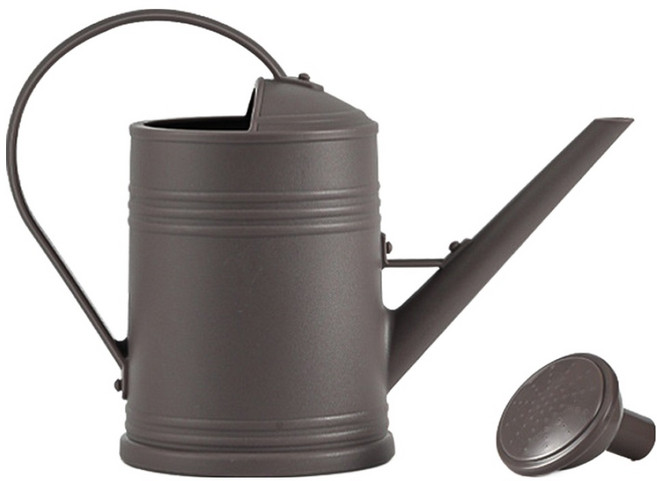 小麥購物 家用園藝澆水器 L238 2L, 復古深灰色, 1個