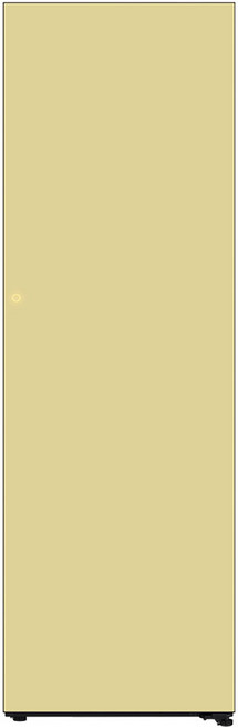 LG전자 오브제컬렉션 컨버터블 패키지 Fit & Max 냉동전용고 좌열림 방문설치, 크림 레몬, Y324GN3S