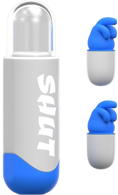 리빙필로 소음차단 방지 이어플러그 블루, 1개, 2개입