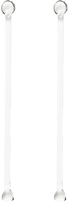 마카 내열 하트머들러, 투명, 2개