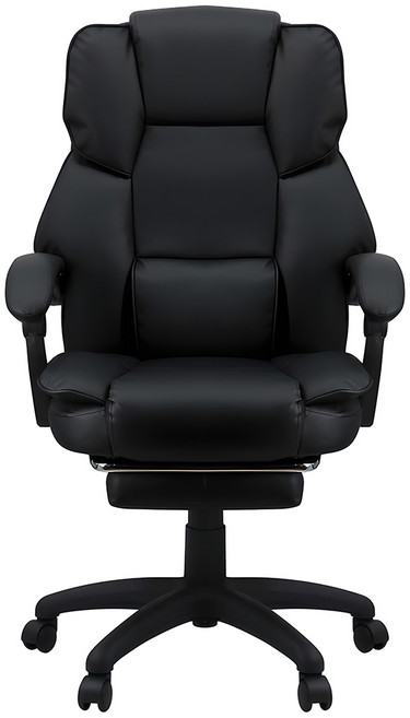 VICTRACK 沙發型帶腳托老闆椅 RC-02, 黑色