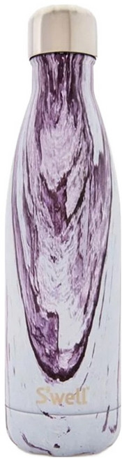S'well 美國運動時尚不鏽鋼保冷/保溫瓶 Lily Wood 17oz, 1個, 500ml, 紫紋色