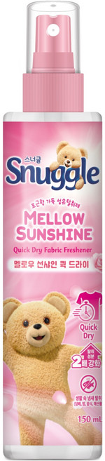 스너글 멜로우선샤인 퀵드라이 섬유탈취제, 150ml, 1개