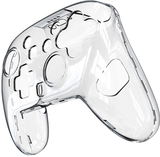 스페이스쉴드 닌텐도 스위치 2 Pro 컨트롤러 호환 프로콘 2 퓨어 그립 클리어 PC 커버 케이스, 투명, 1개