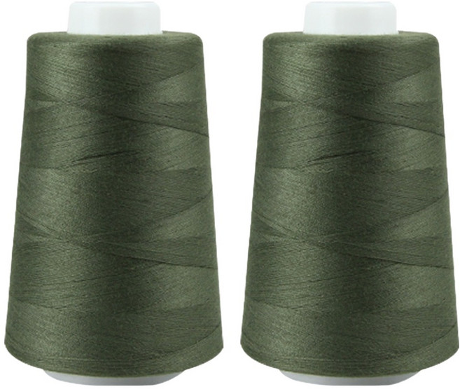 소잉바이핸드 40수 2합 재봉사 실, 16 카키, 2개