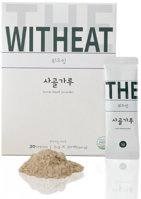 위드잇 한우 사골가루 30p, 사골, 150g, 1개