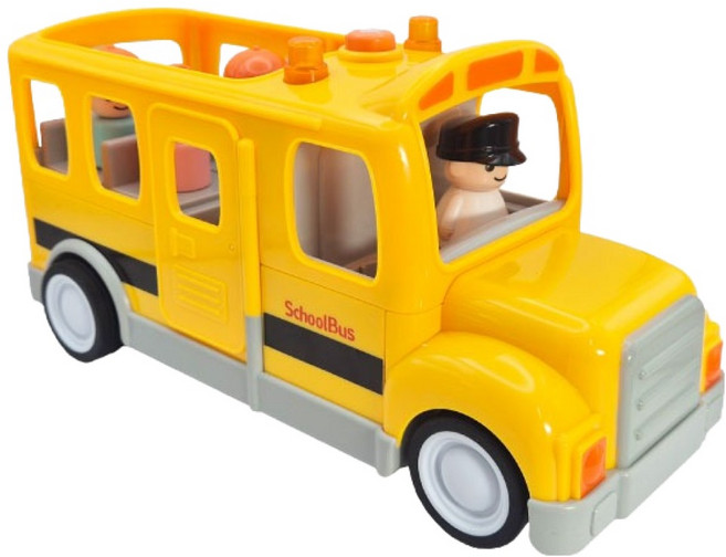 Toy&Toy 摩艾迷你校車, 黃色, 1個