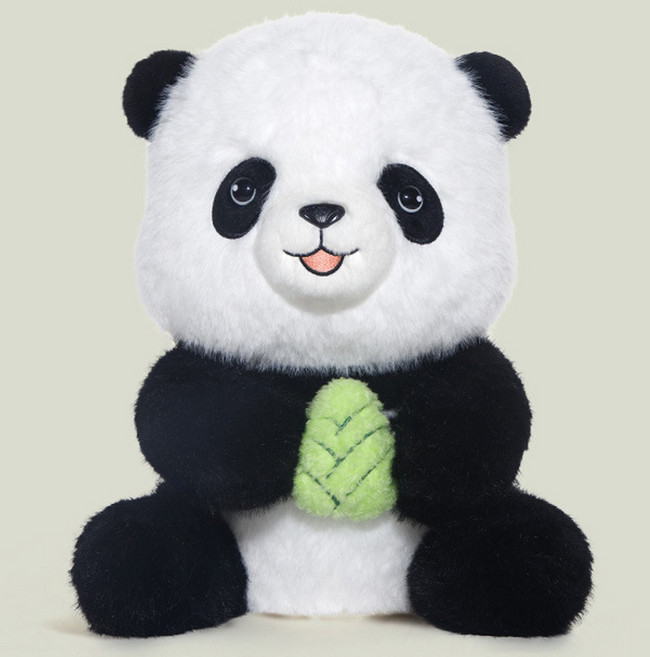 순잠 선물하기좋은 리얼한 대형 판다인형시리즈, 대나무팬더, 1개, 30cm