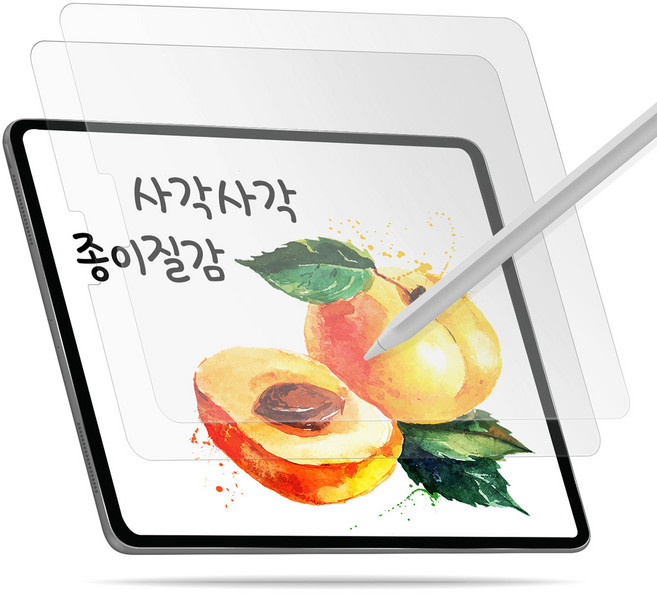 KMAX iPad 類紙質素描保護膜 2入組, 1套, 透明