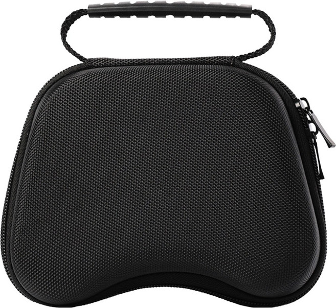 스페이스쉴드 닌텐도 스위치 2 Pro 컨트롤러 호환 베이직 EVA 휴대용 캐링 손잡이 하드 파우치, 블랙, 1개