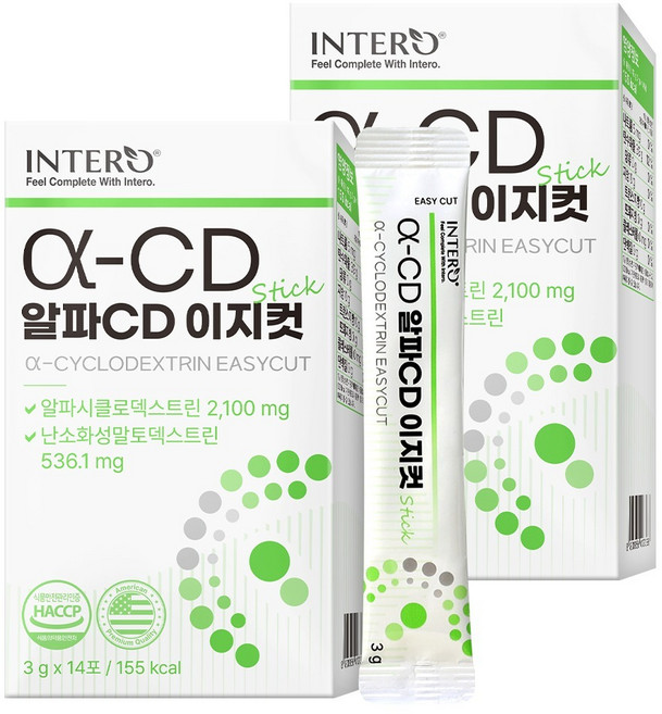 인테로 알파CD 이지컷, 2개, 14회분