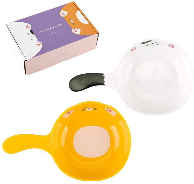 데일리라이크 핸들 플레이트 세트, 1세트, 플레이트 2종 + 패키지박스, 15발라당캣츠