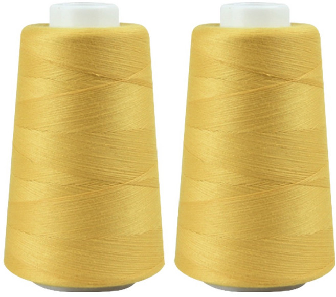 소잉바이핸드 40수 2합 재봉사 실, 08 머스타드, 2개