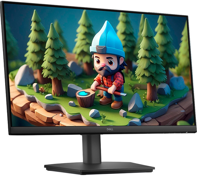 델 Pro VA FHD 100Hz 피벗 내장스피커 모니터, 60.4cm, E2425HSM