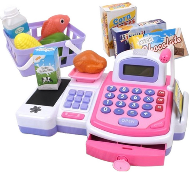 OZ TOY 超商遊戲收銀機玩具, 1組, 多色