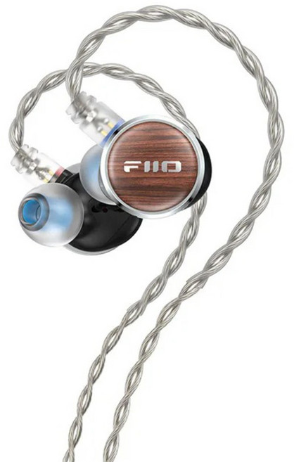 FIIO 飛傲 平板振膜CIEM可換線原木耳機, 黑胡桃木, FP3