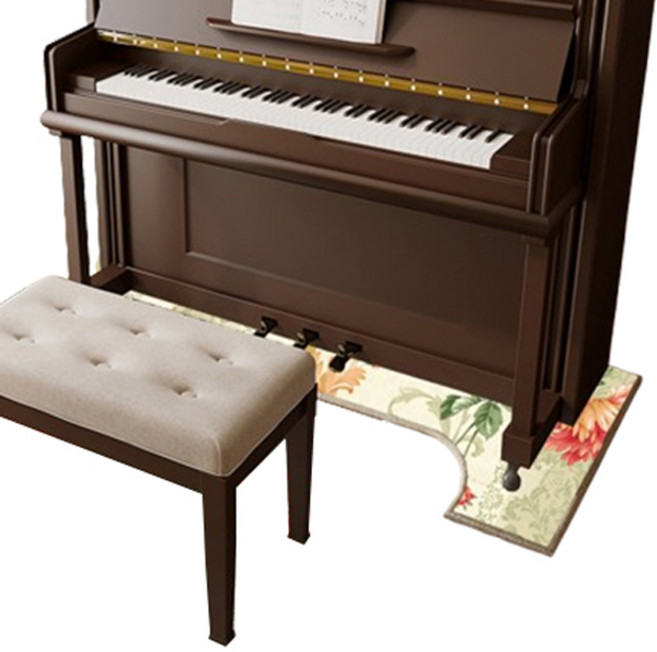 마켓감성 고급 피아노 방음매트 스텐드형, 베이지, 1개